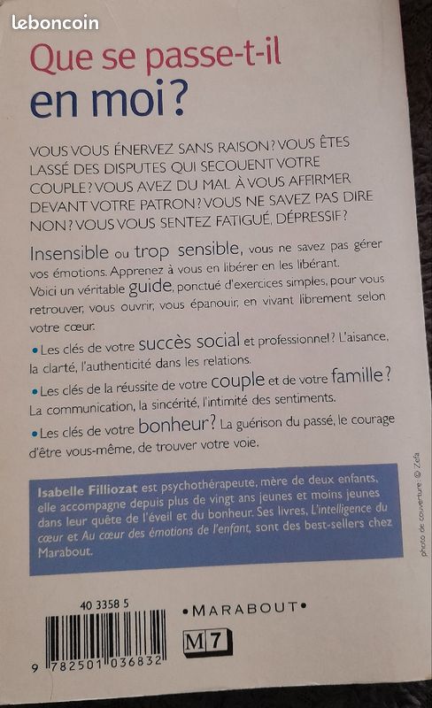 Livre. Que se passe t-il en moi. Apprendre à gérer ses émotions (image 3)