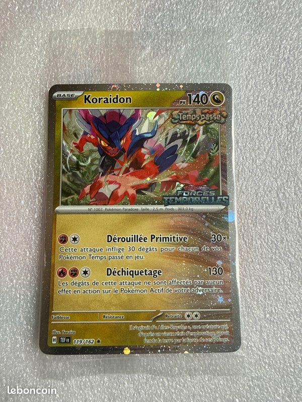 Koraidon Scelle (Gamestop Promo) 119/162 Force Temporelle FR neuf scell -  Collection