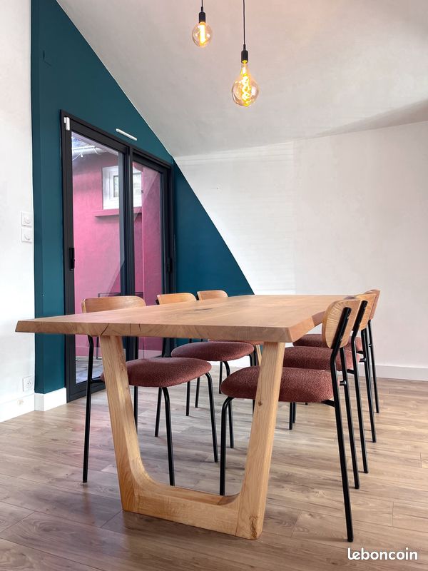 Table Artisan Bois Massif Design Sur Mesure (image 4)