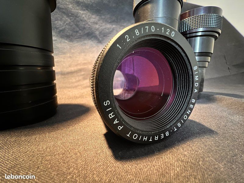 Projecteur diapo vintage SIMDA + objectifs 70-120 f/2.8 (image 1)