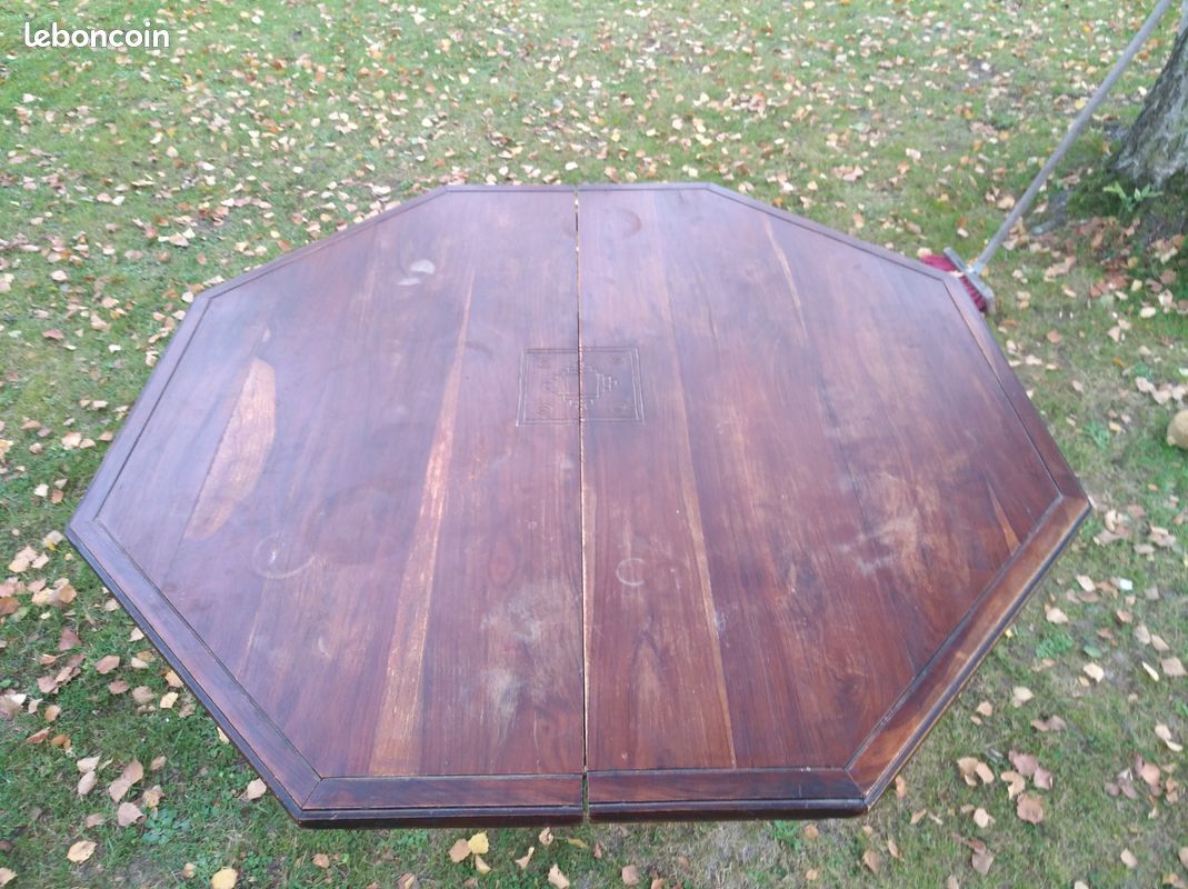 Salle à manger complète. Table + rallonge-Chaises-Meuble bas enfilade (image 4)