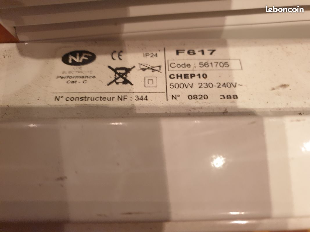 2 Convecteurs électriques Atlantic F617 500W (image 2)