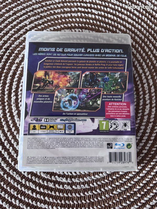 jeu Sony Playstation 3 PS3 Ratchet and Clank Operation Destruction