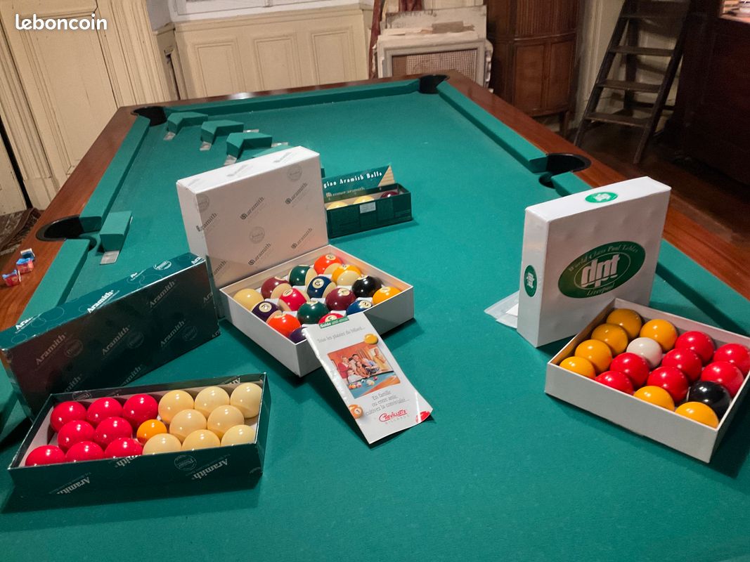 Queue De Billard Vintage Avec 2 Chevillotes Et Sac De Transport - Occasion