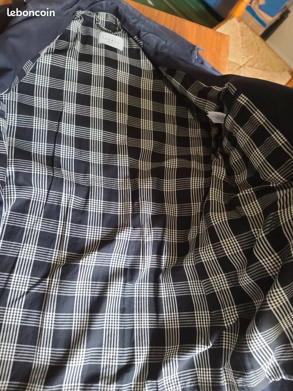 Trench SANDRO taille S - Bleu marine (image 6)
