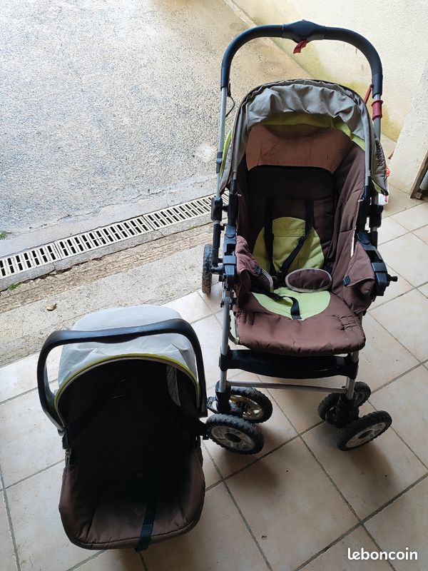 Poussette Bambisol combiné réversible Cosy Équipement bébé