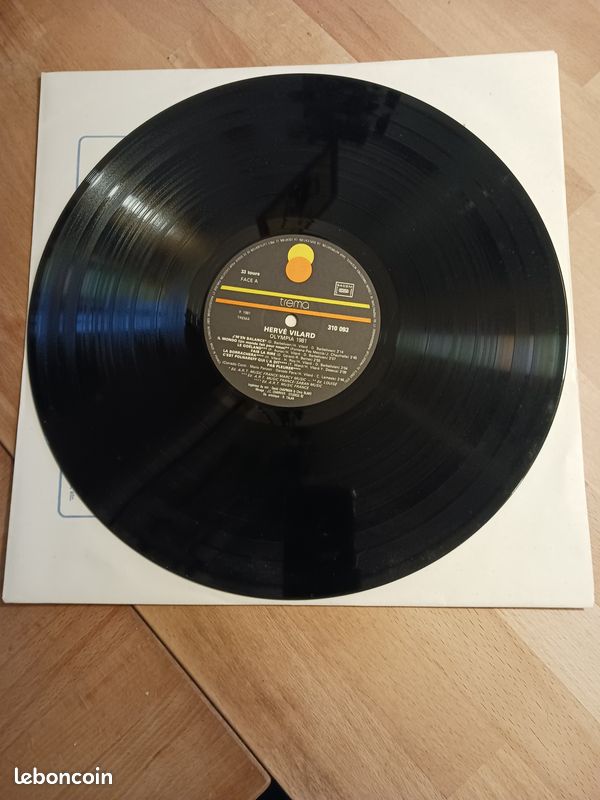 Disque Vinyle 33 tours - Hervé Vilard - Reviens - Olympia 1981 (image 3)