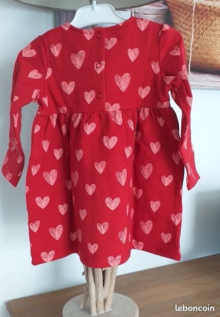 2 Ans Robe jersey épais molletonné Neuve (image 2)