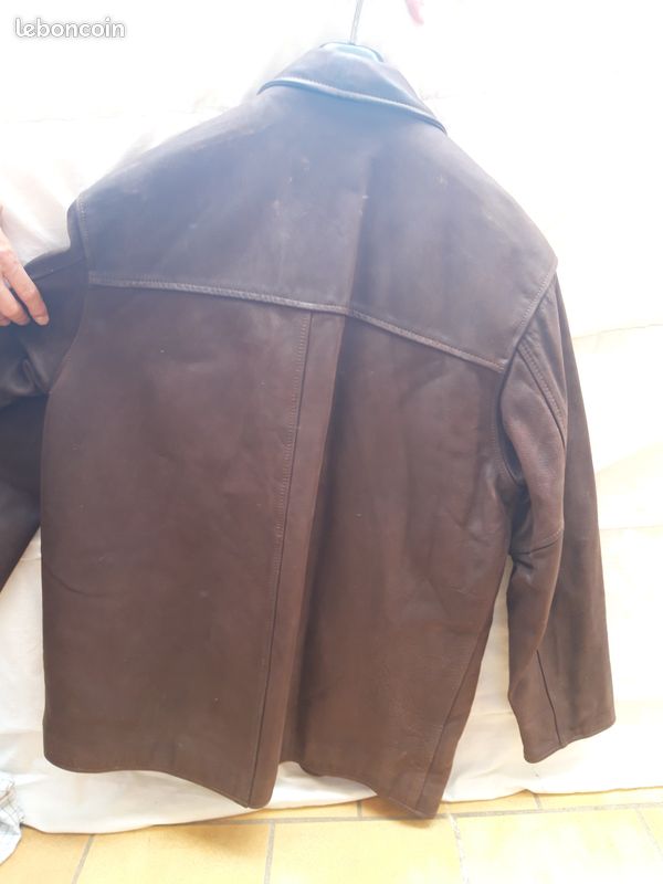 Divers veste cuir bonne état homme (image 4)