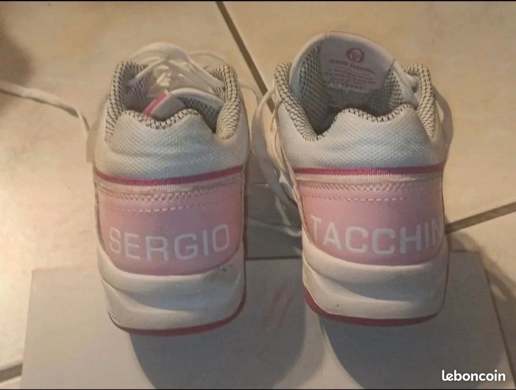 🔥 Superbes Baskets Sergio Tacchini tt Cuir p 36 Tbe (image 3)