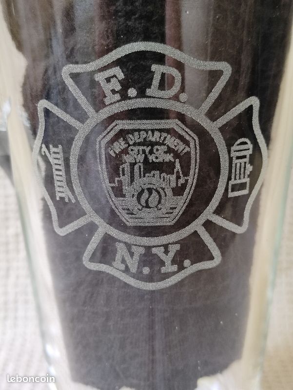Lot verre collector FDNY + autocollant (image 7)