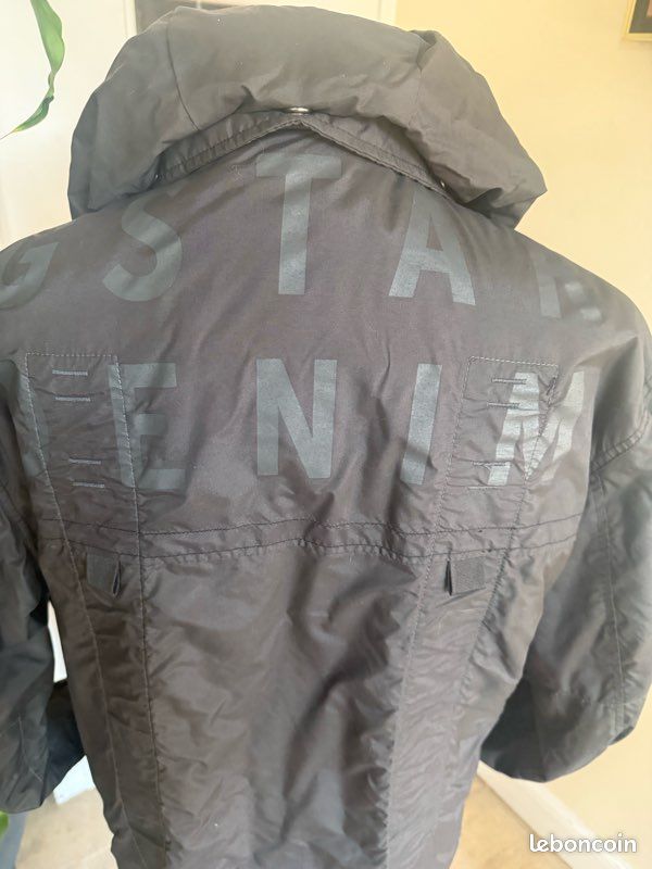 Parka noire homme G-Star Raw Denim (image 6)