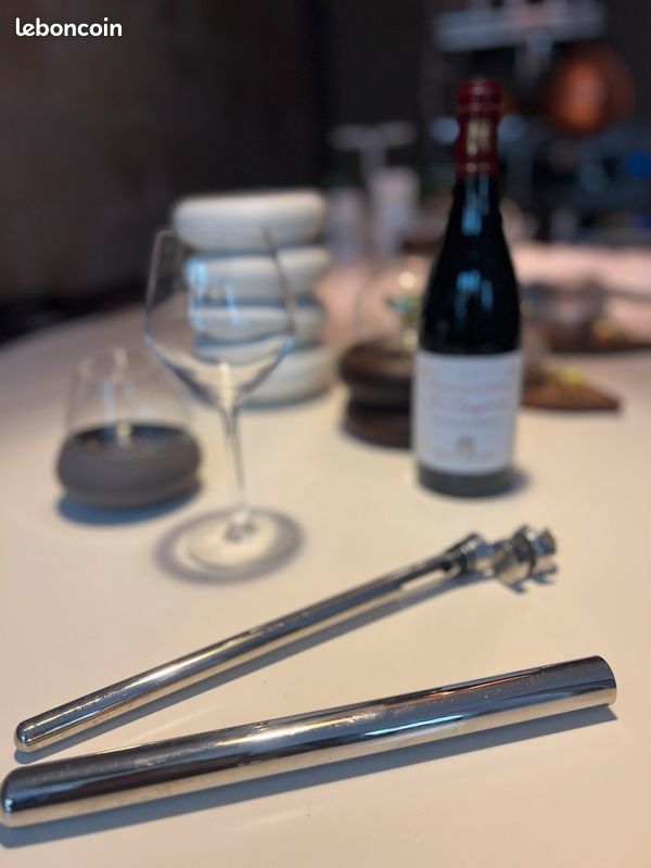 Refroidisseur De Vin Bâton En Acier Inoxydable Avec Bouchon Et Verseur - Refroidit Rapidement Sans Glace