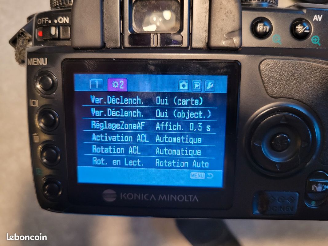 Appareil Reflex Konica Minolta Dynax 5D (image 16)