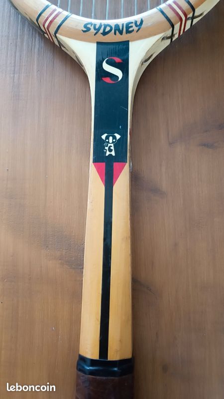 Raquette Tennis Sydney Robert Haillet Vintage Bois