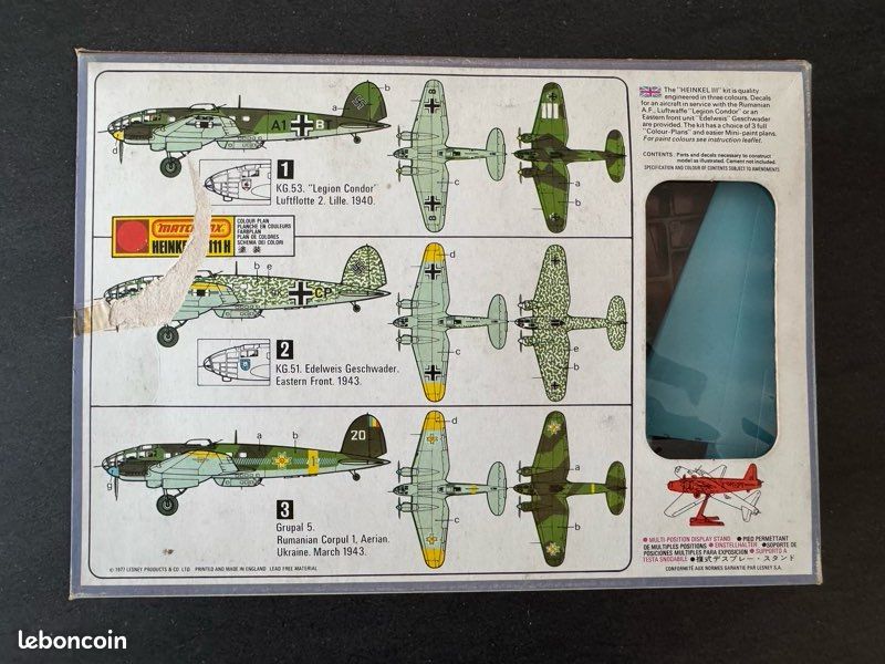 1/72 Heinkel He 111 Part 2 - Décals avions au 1/72
