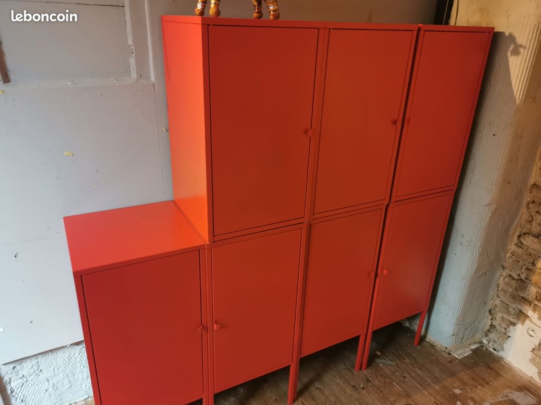 Armoire lixhult rouge (image 1)
