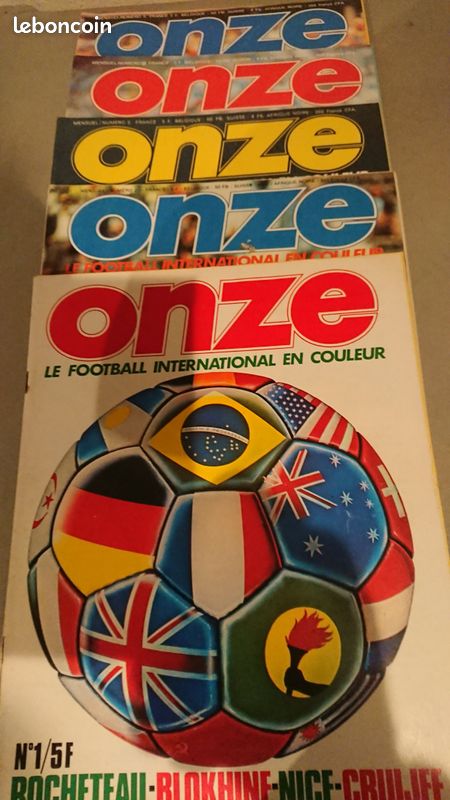 magazine ONZE Numéro 123 Michel Platini