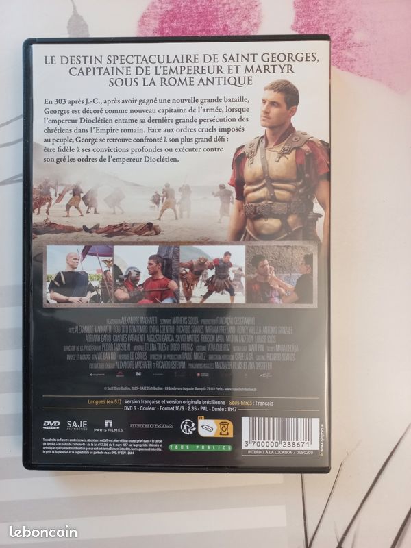 Dvd Saint Georges chevalier de la foi (image 2)