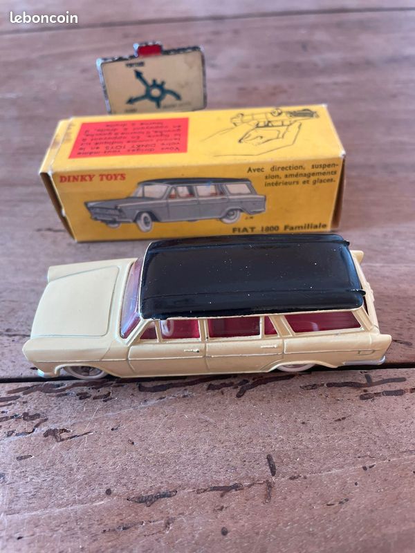 Dinky Toys France – Fiat 1800 Réf. 548 Avec Sa Boîte (1/43)