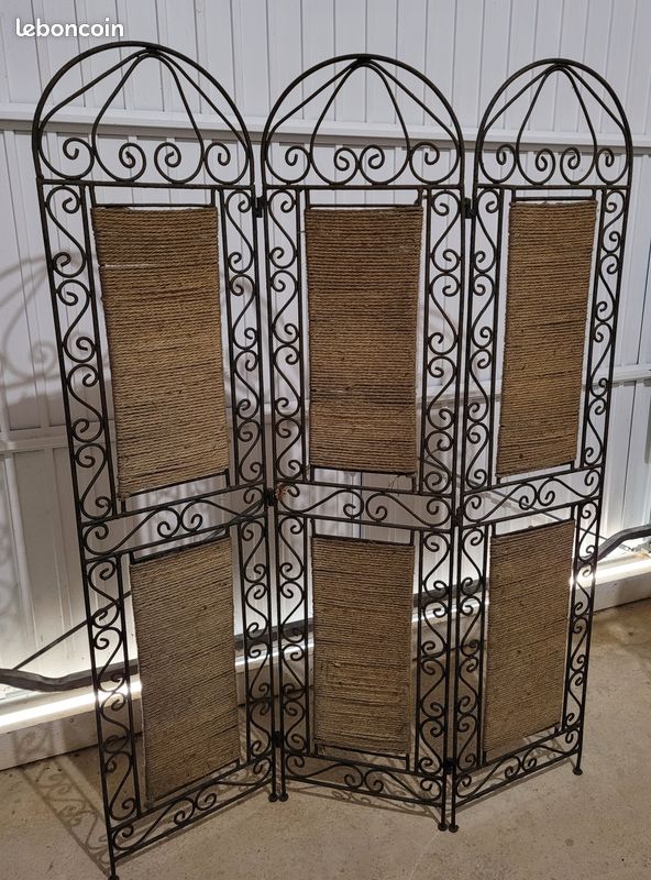 Vends paravent fer forgé (image 1)