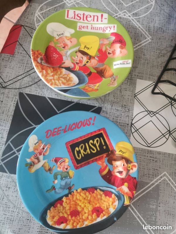 Petites assiettes Kellogg's vintage (image 1)
