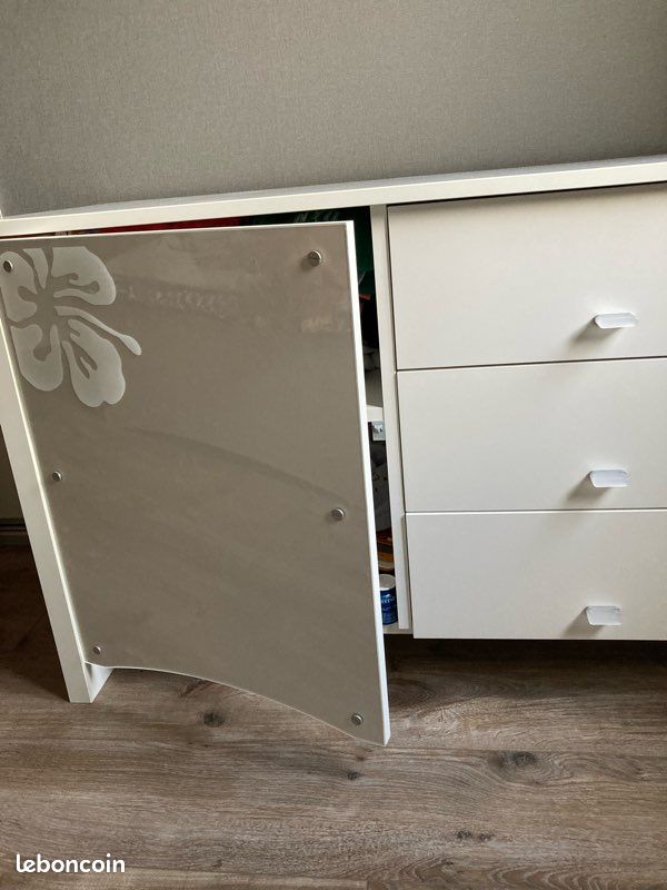 Commode blanche Gautier (image 3)
