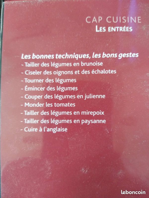 DVD - Les Bonnes techniques, Les bons gestes - Les entrées (image 2)