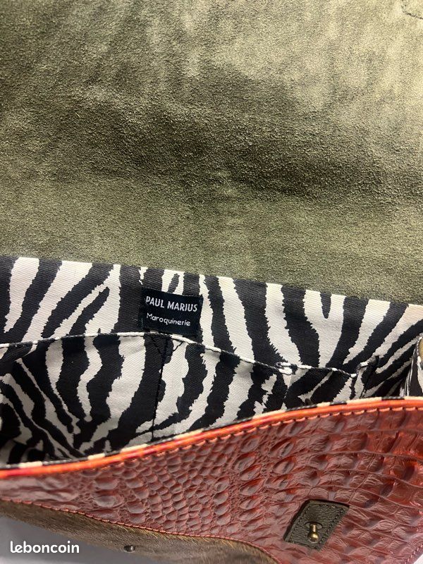 Sac Paul Marius Chimère orange kaki Accessoires Bagagerie