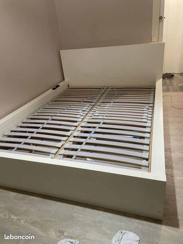 Lit + matelas + sur matelas 190x 140 (image 3)