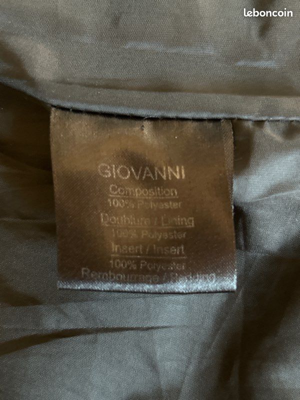 Manteau femme noir taille:L bon état (image 6)