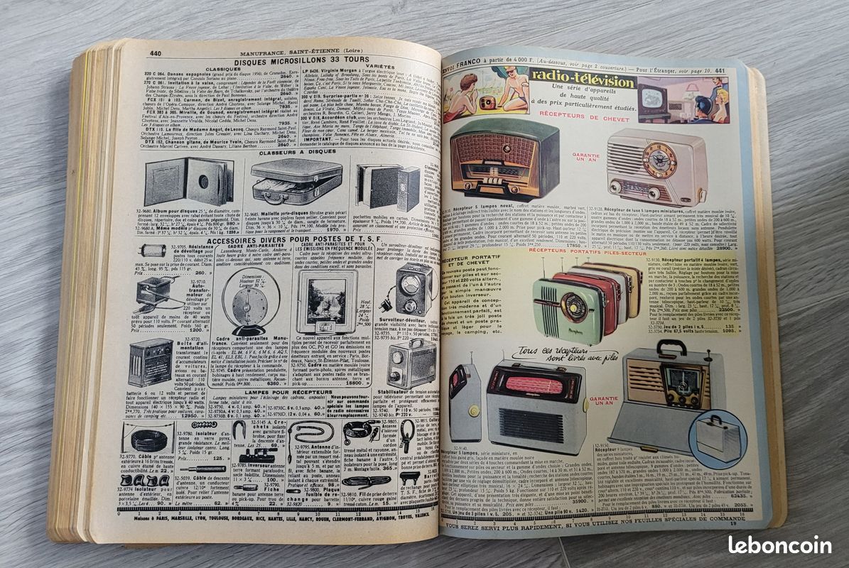 Catalogue Manufrance vintage année 1970 / état d'usage – La Roue du Passé