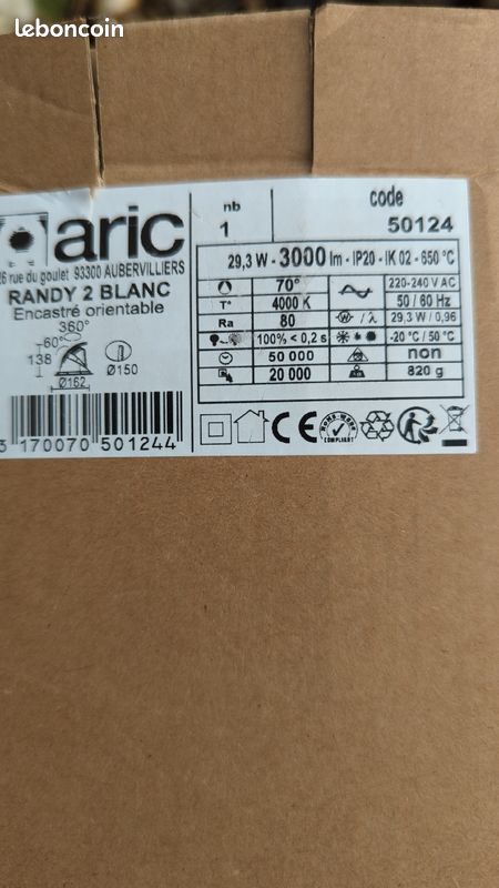Spot LED orientable Aric randy (image 7)