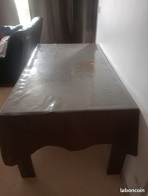 À SAISIR : Superbe Table Extensible Blanche & Grise + 8 Chaises Noires – ✨ TOUJOURS PROTÉGÉE & État Nickel ✨ (image 4)