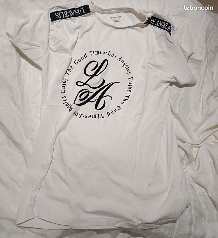 T-shirt Blanc (ÉTÉ) 13-14 ans (XS/S) Vêtements