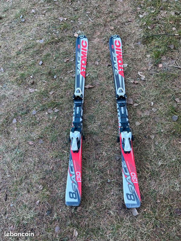 Paire de Ski Junior ATOMIC RACE 5 - Taille 110 cm - Sport & Plein air
