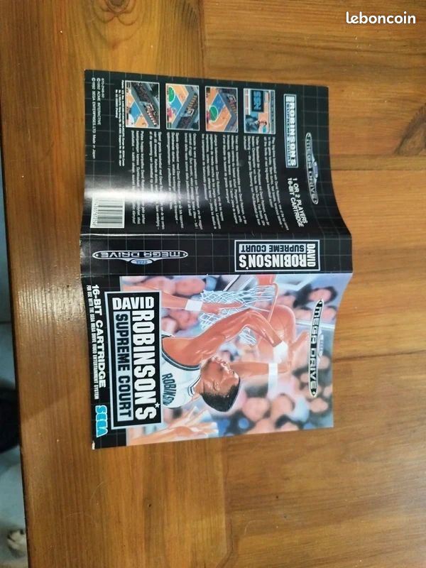 Jaquette Megadrive David robinsons suprême court (image 1)