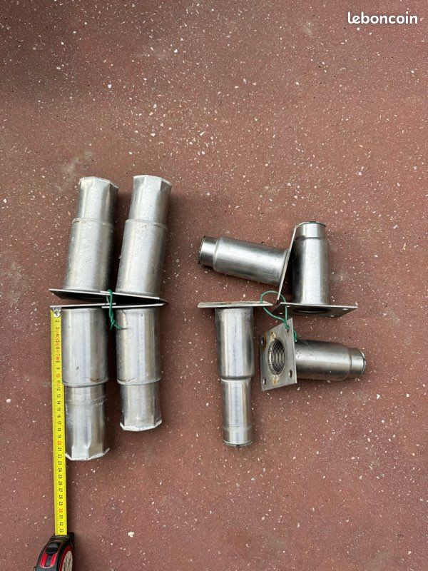Pied réglable en inox (image 1)