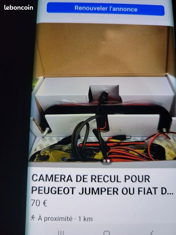 Camera de recul pour jumper ou Fiât ducato (image 2)