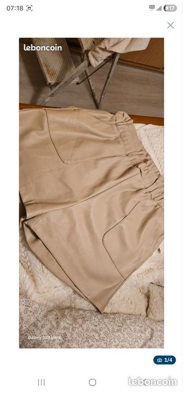 Short Beige Daudignon Taille 40 - Neuf Avec étiquettes, Marqué à 45€