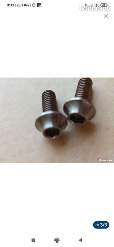 Visserie d'étrier de frein V-brake en Titanium (image 3)