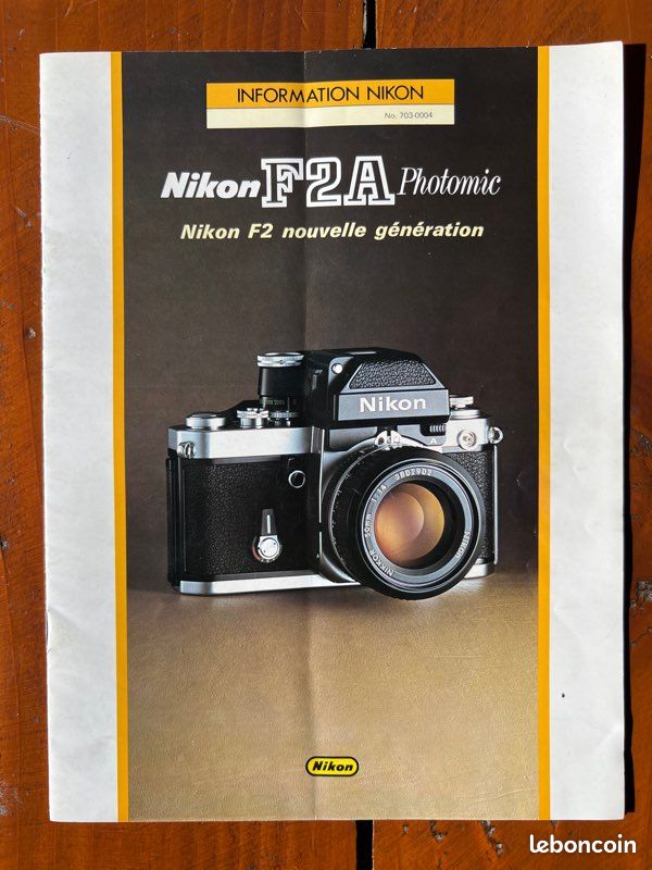 Brochure Nikon – Le Système Nikon F, Documentation Vintage, Bon état