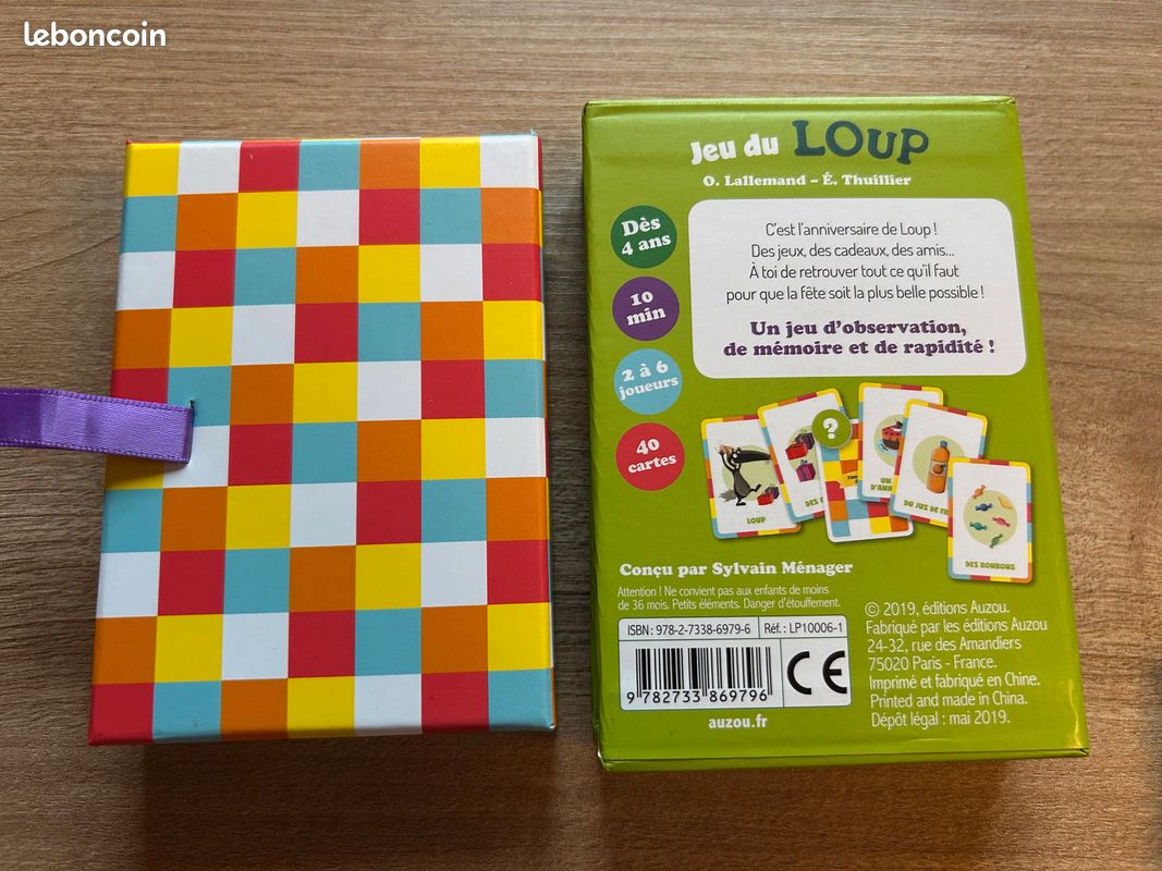Jeu De Société - Le Loup Qui... Tap Tap Anniversaire - Inspiré Des Livres Orianne Lallemand - Enfants