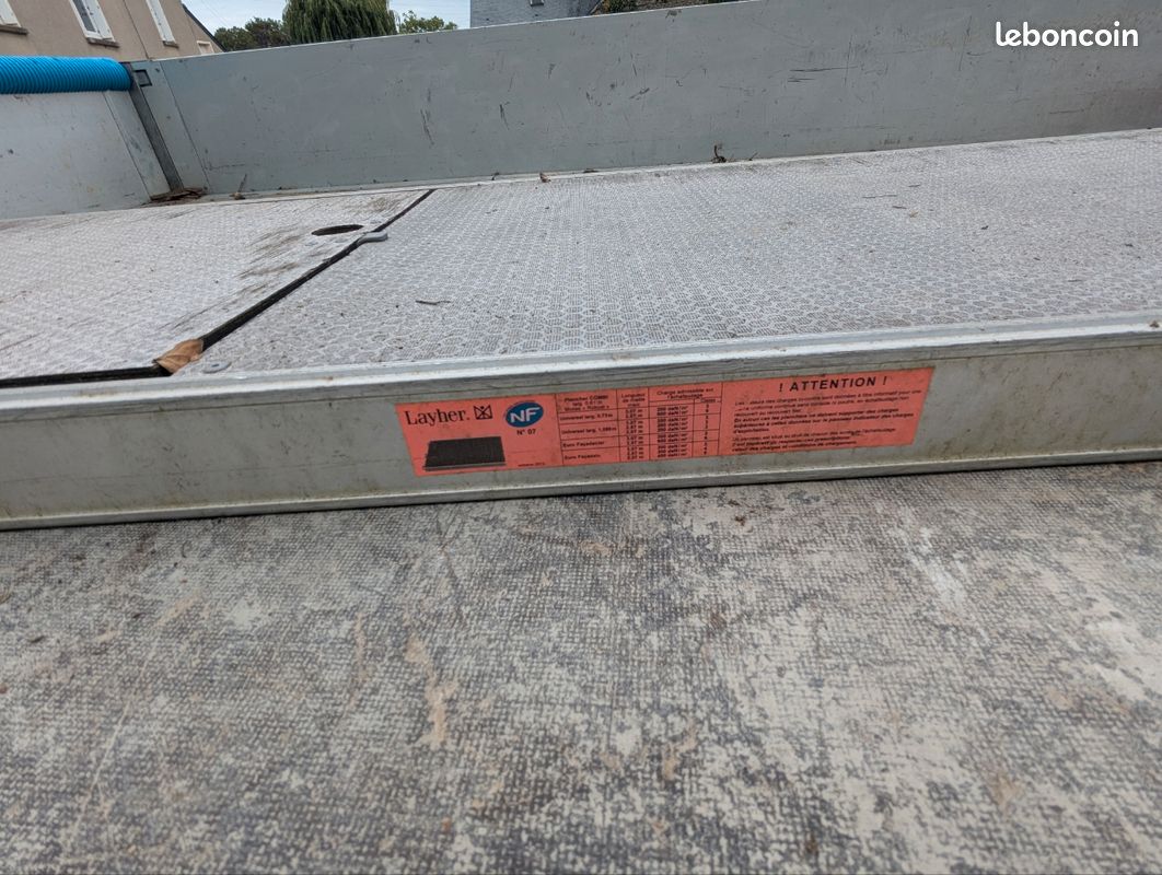 Plancher trappe échafaudage avec échelle (image 3)