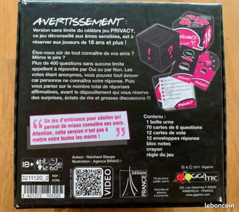 Jeu de société Gigamic Privacy No Limit (image 3)