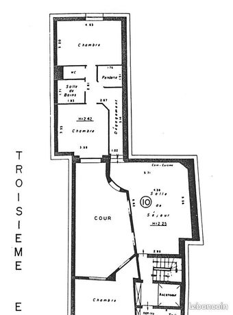 Appartement a louer paris-1er-arrondissement - 3 pièce(s) - 73 m2 - Surfyn