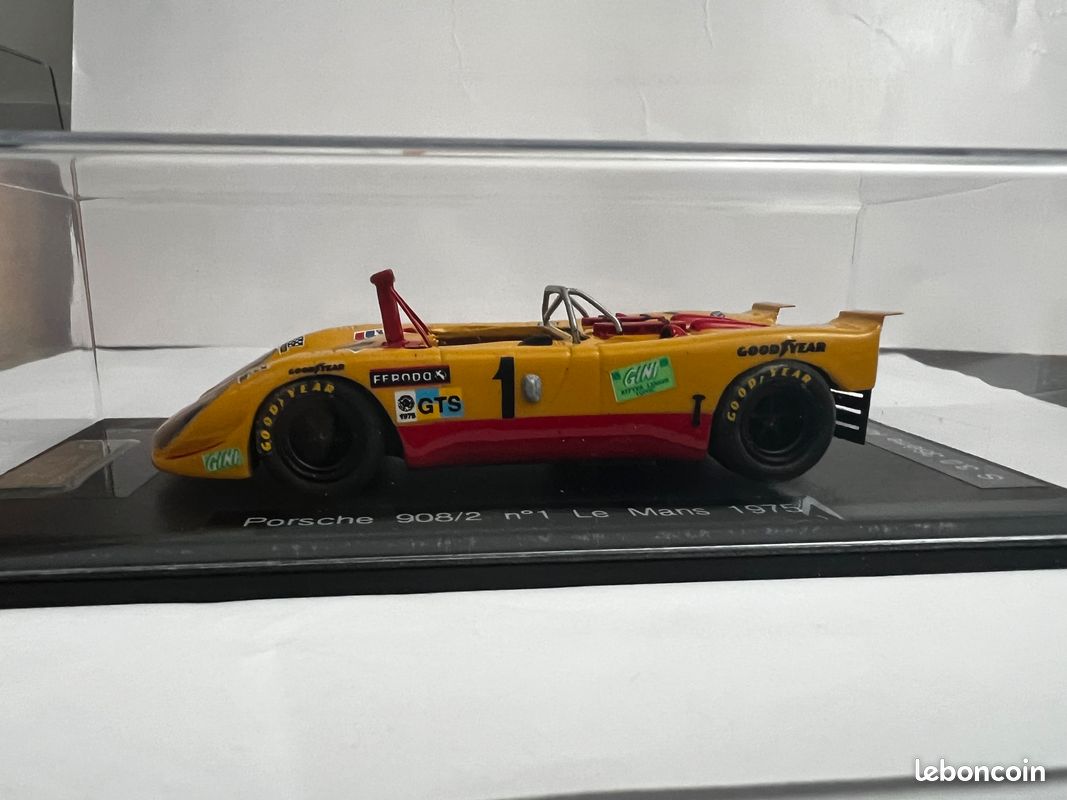 Porsche 908/02 #1 24 Heures du Mans 1975 1/43 GCAM Edition Limitée (image 1)