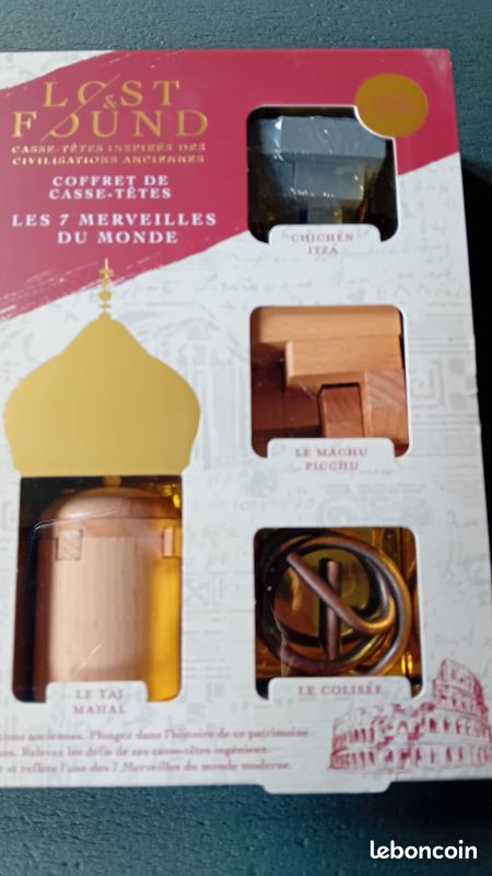 Coffret de casse tête lost and found 7 merveilles du monde inspiré de civilisations anciennes (image 3)