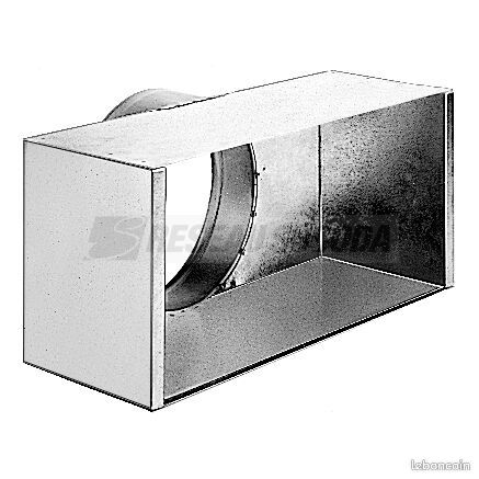 Plénum en acier galvanisée (image 1)