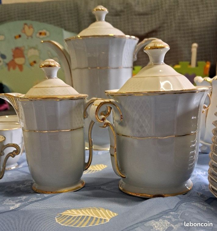 Service café porcelaine de Limoges (image 5)